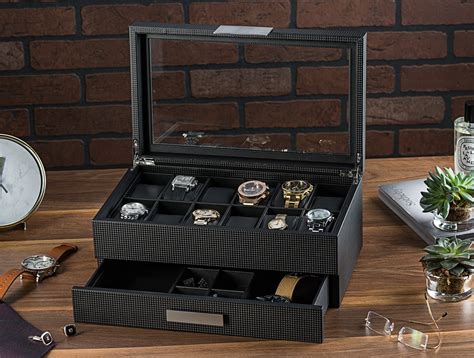 mens metal watch box|men watch with quality box.